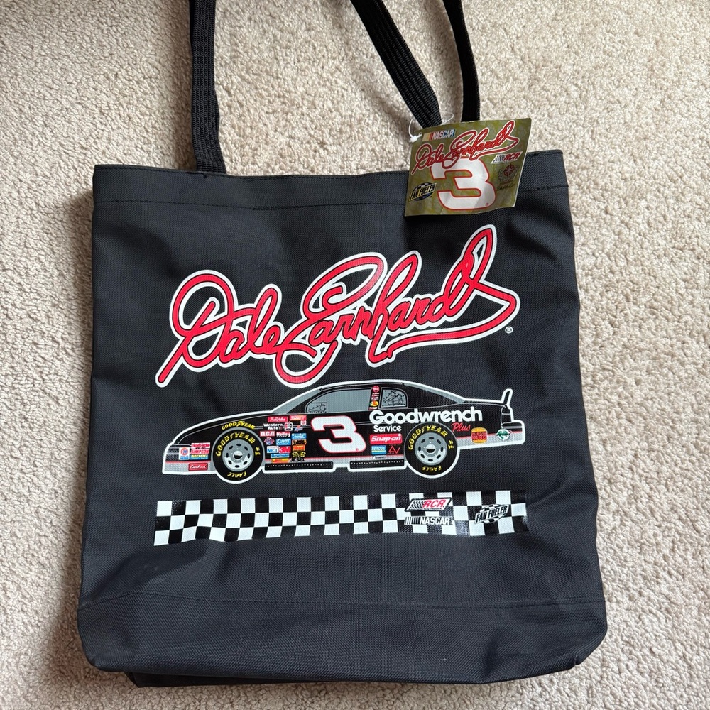 NWT NASCAR Dale Earnhardt #3 tote bag Fan Fueler Richard Childress Racing